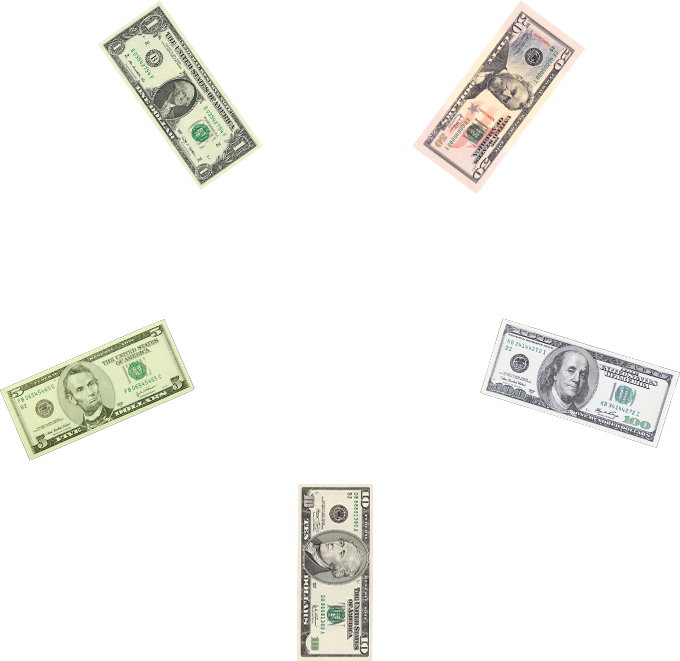 Money on Wheel